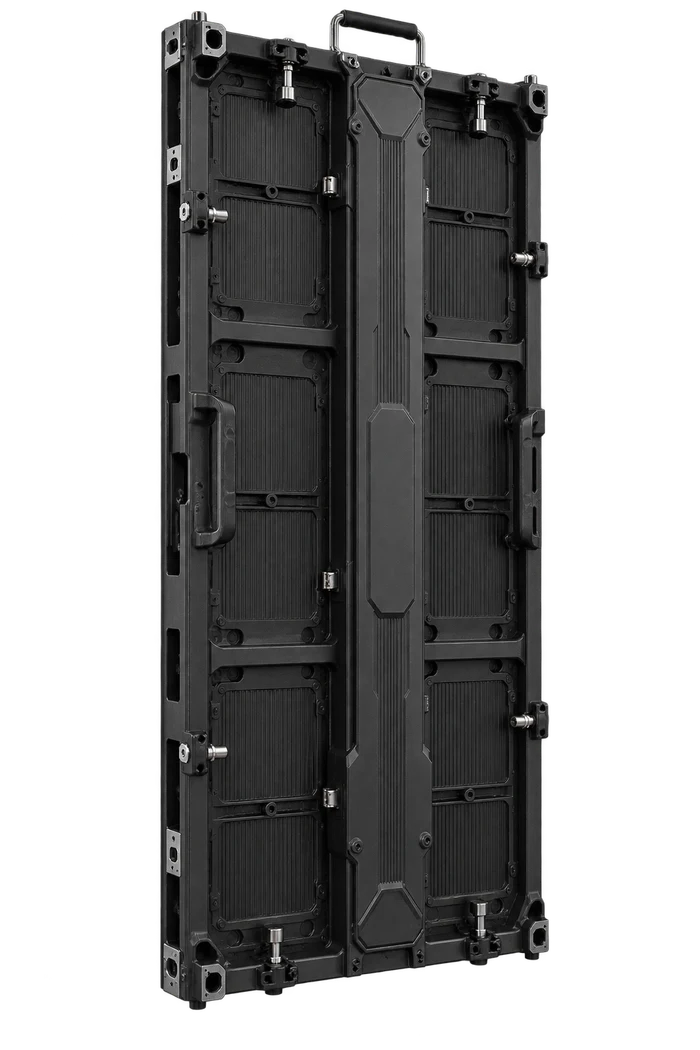 LED cabinet rear view illustration
